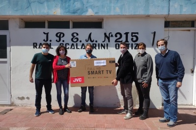 Donación de un TV
