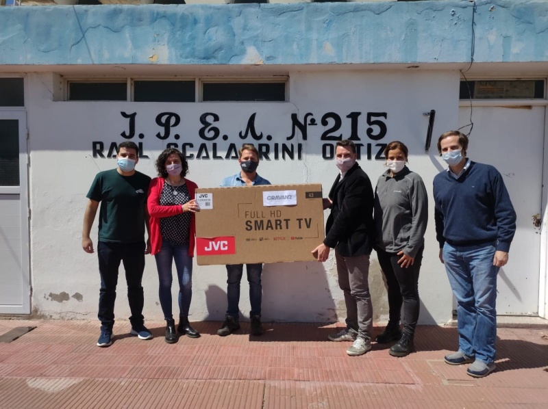 Donación de un TV